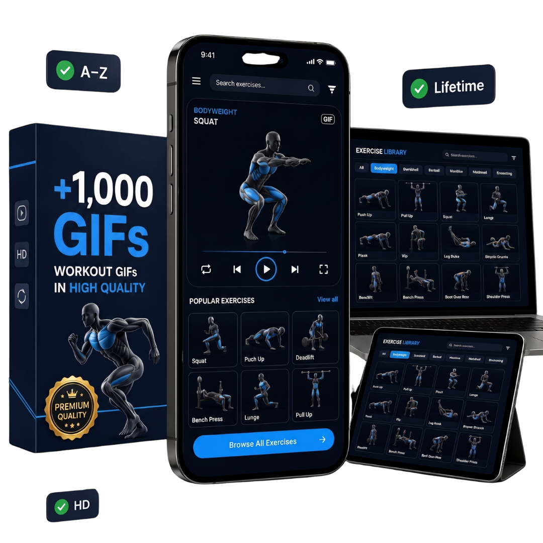 1,000+ Exercise GIFs